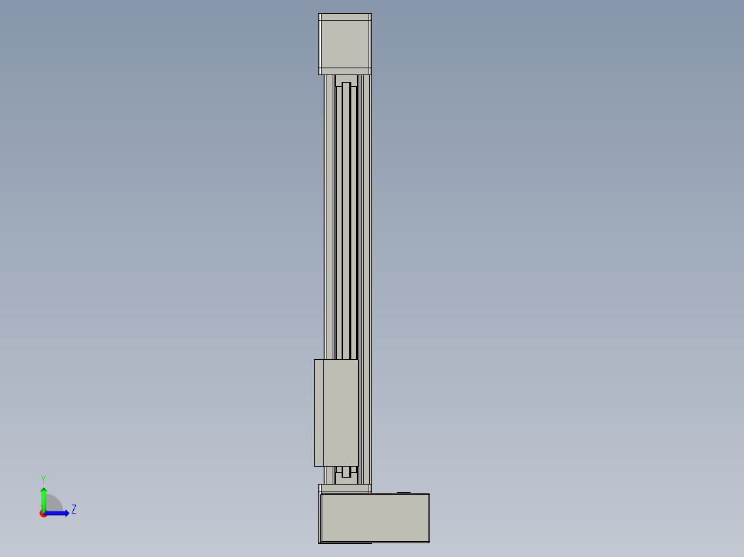 欧规系列-GB8-L96-S450-BLD-P40-MS3左视图