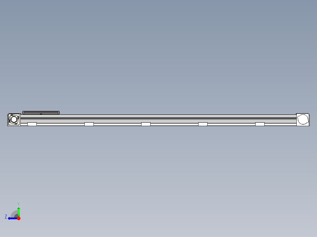 同步带滑台-欧规B8-L176-S1650-L-ZP40-D3-N5右视图