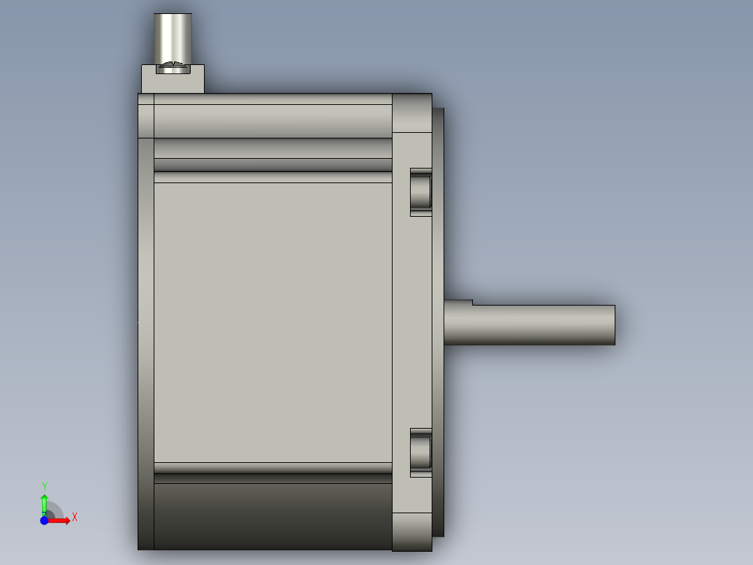 MBME3AZAS无刷电机前视图