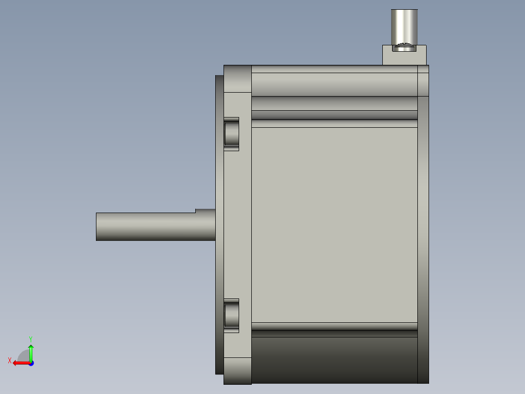 MBME3AZAS无刷电机后视图