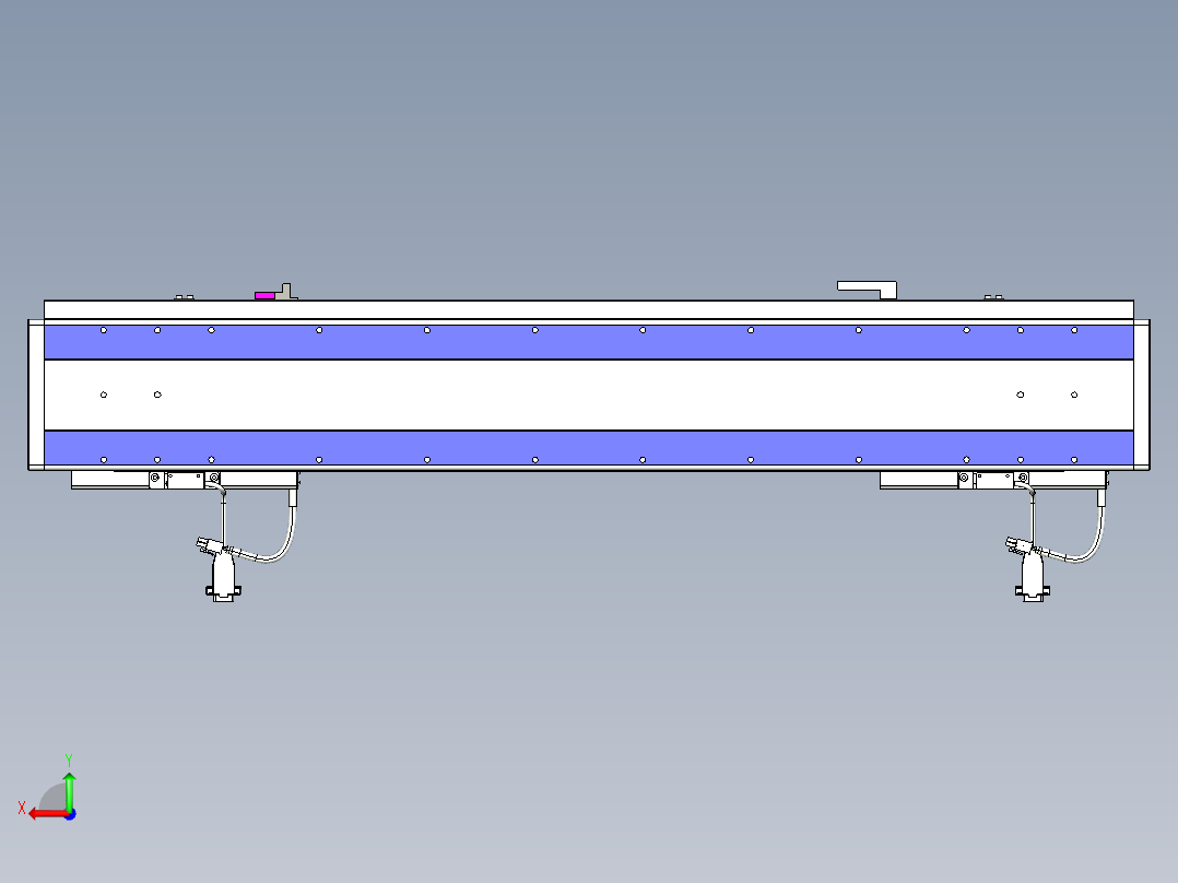 威洛博VL系列直线电机模组-2VL14S3-S500后视图
