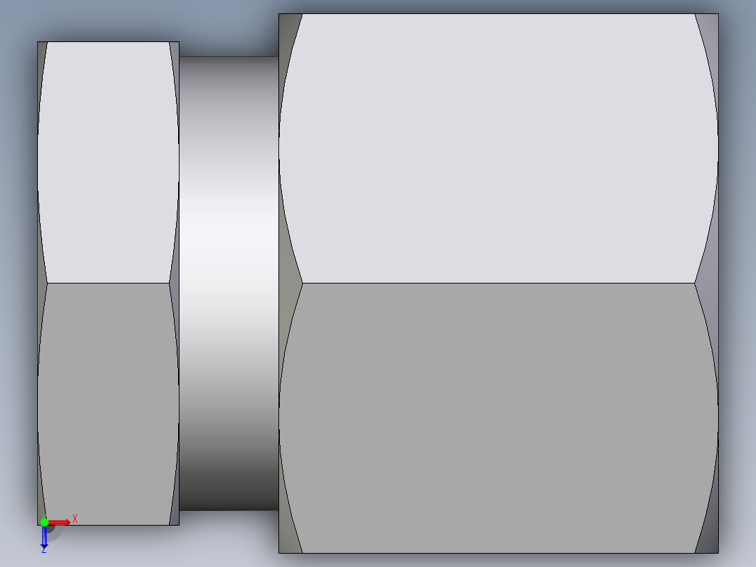 卡套式工业通用硬管接头EO_Blanking_plug_for_tube_ends_ROV10ZL71俯视图