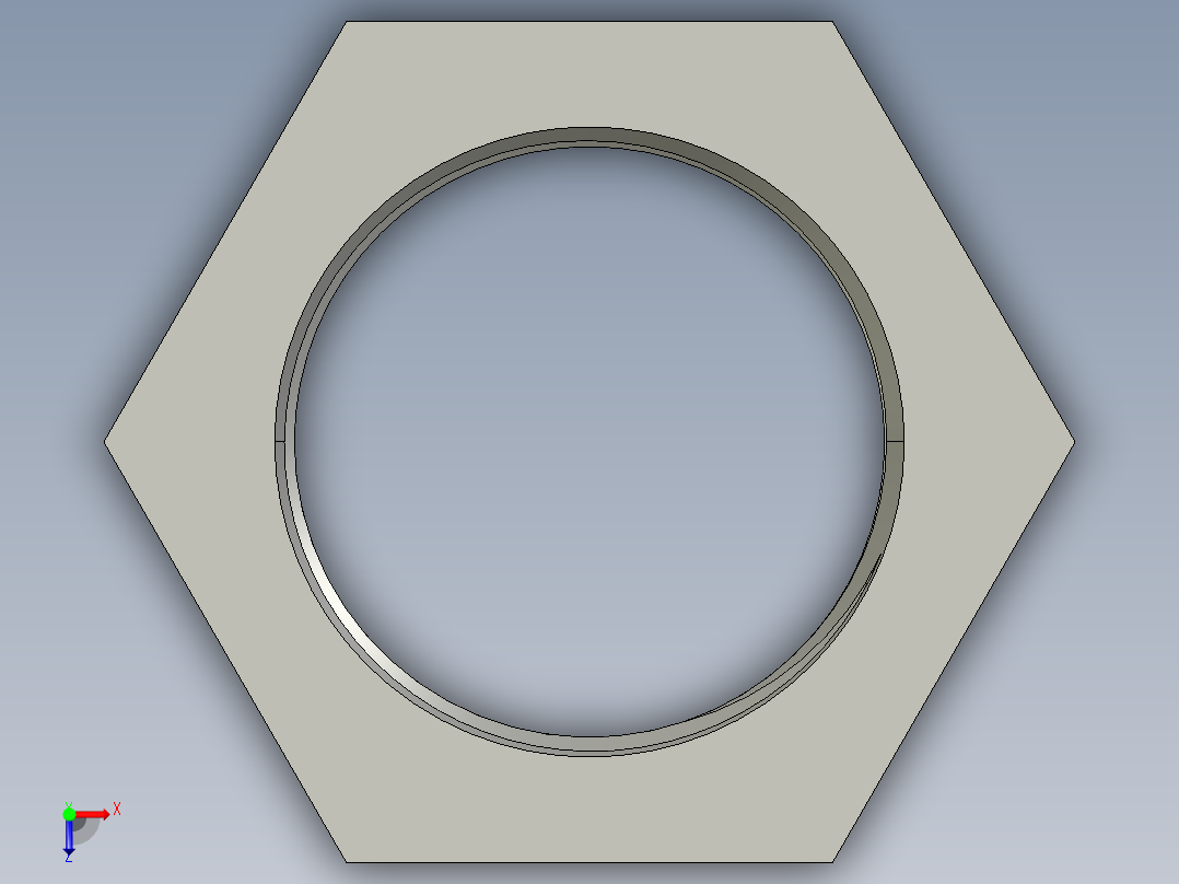 船舶管路系统SeaCor_ReducerBushing_FPTxSPIG_37J138251_2in x 1.5in俯视图