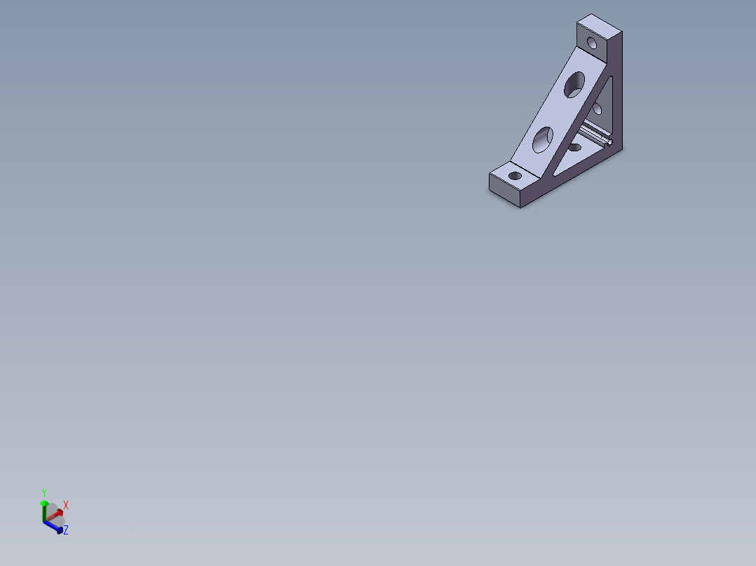 铝型材及其附件3.31.100.40.40.M5.SLDPRT正等轴测图