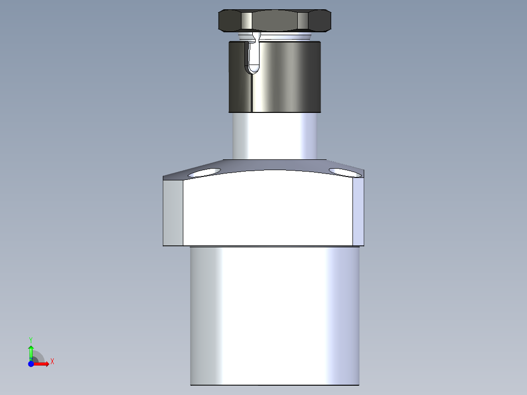 KOSMEKLHA0900-SR-Y60_R01多系列多零件图纸模型前视图