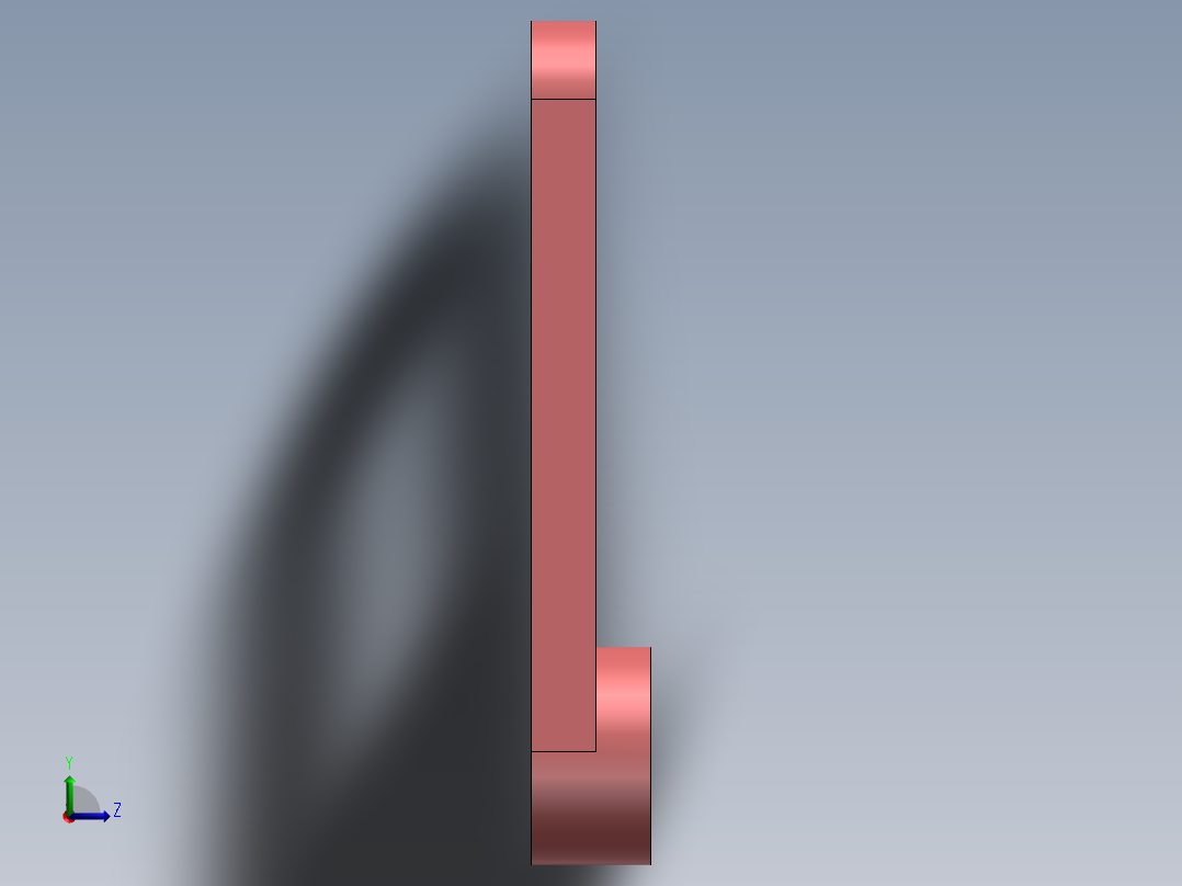 S36 连接臂左视图