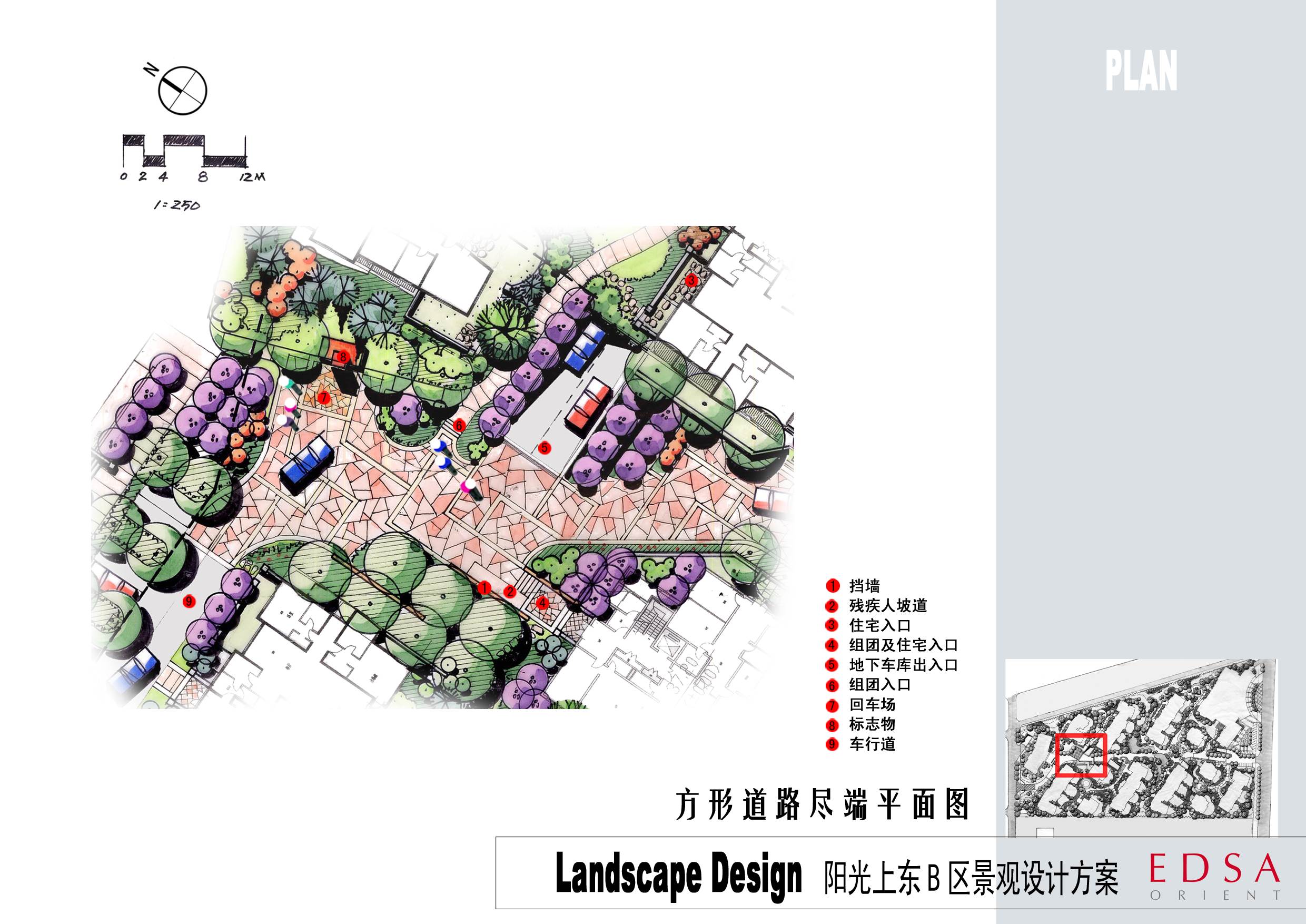 停车场地库CAD施工图纸地下车库出入口地面建筑素材平面图设计图
