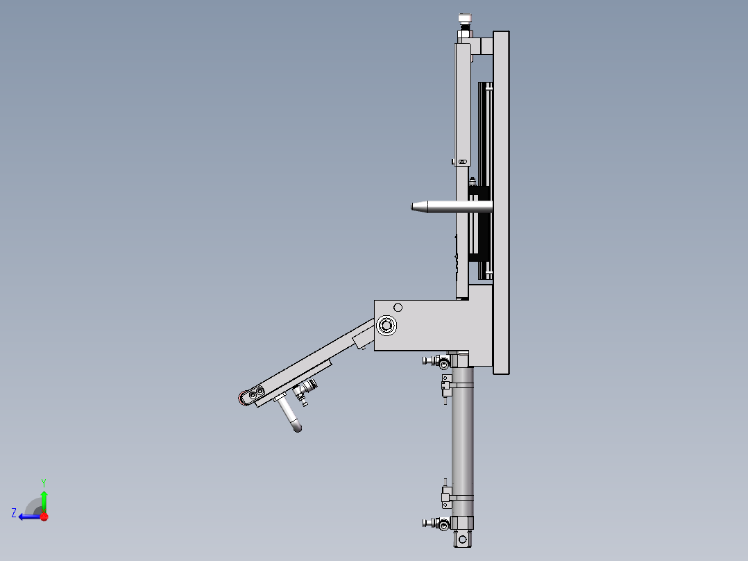 贴胶治具右视图