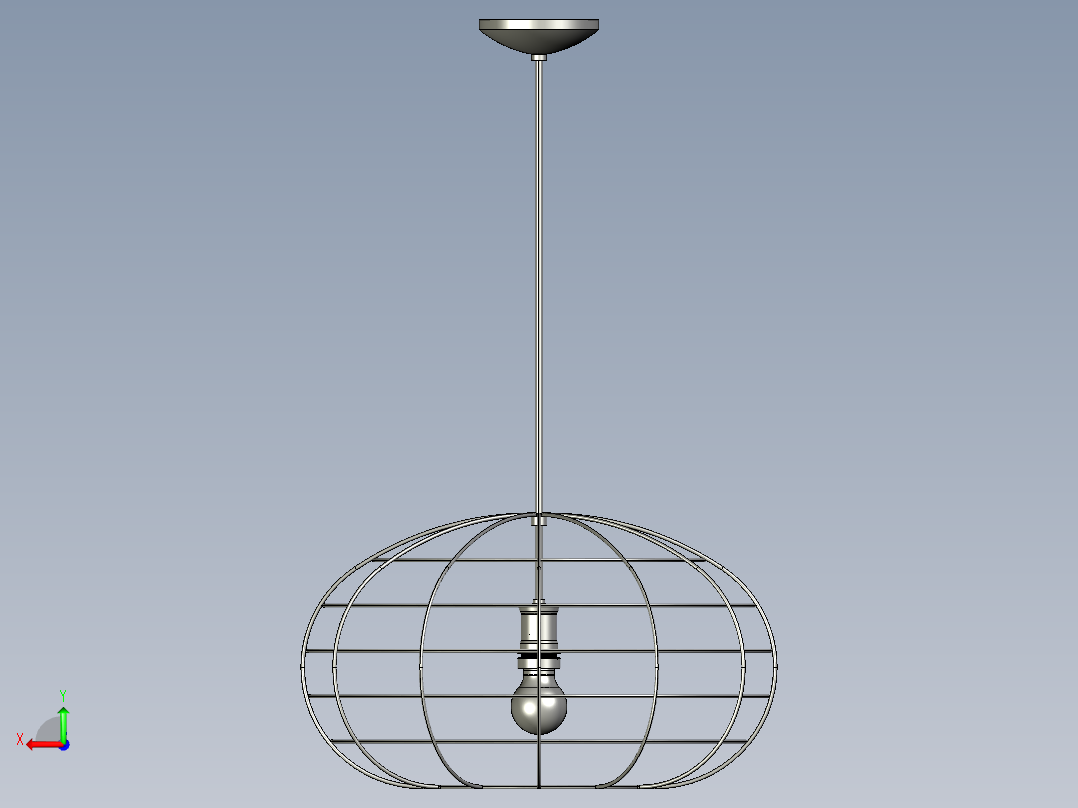 复古吊灯5后视图