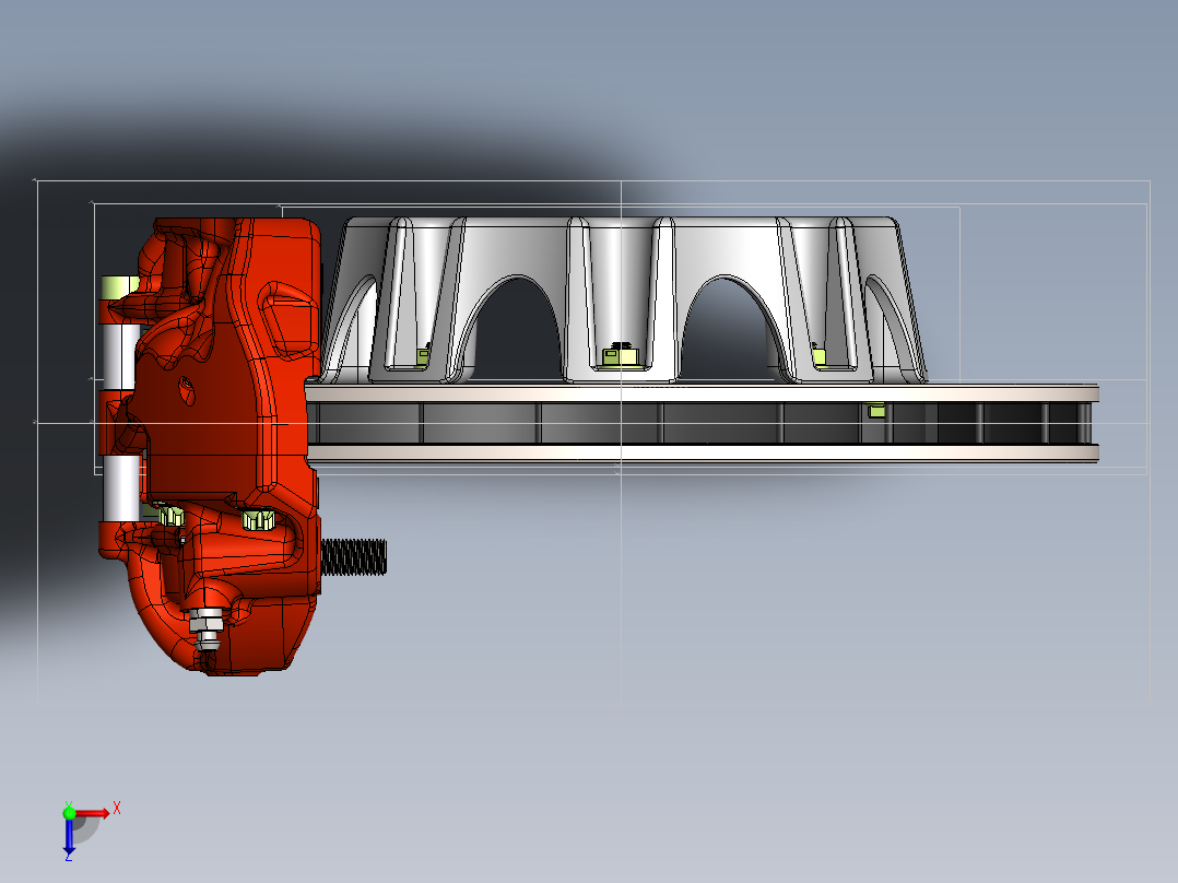 制动器 (36)俯视图