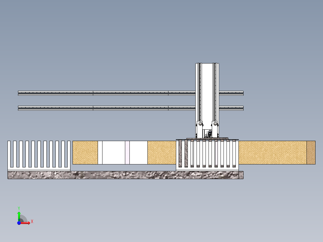智能车库前视图