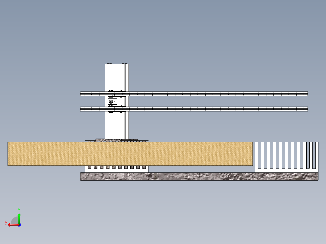 智能车库后视图