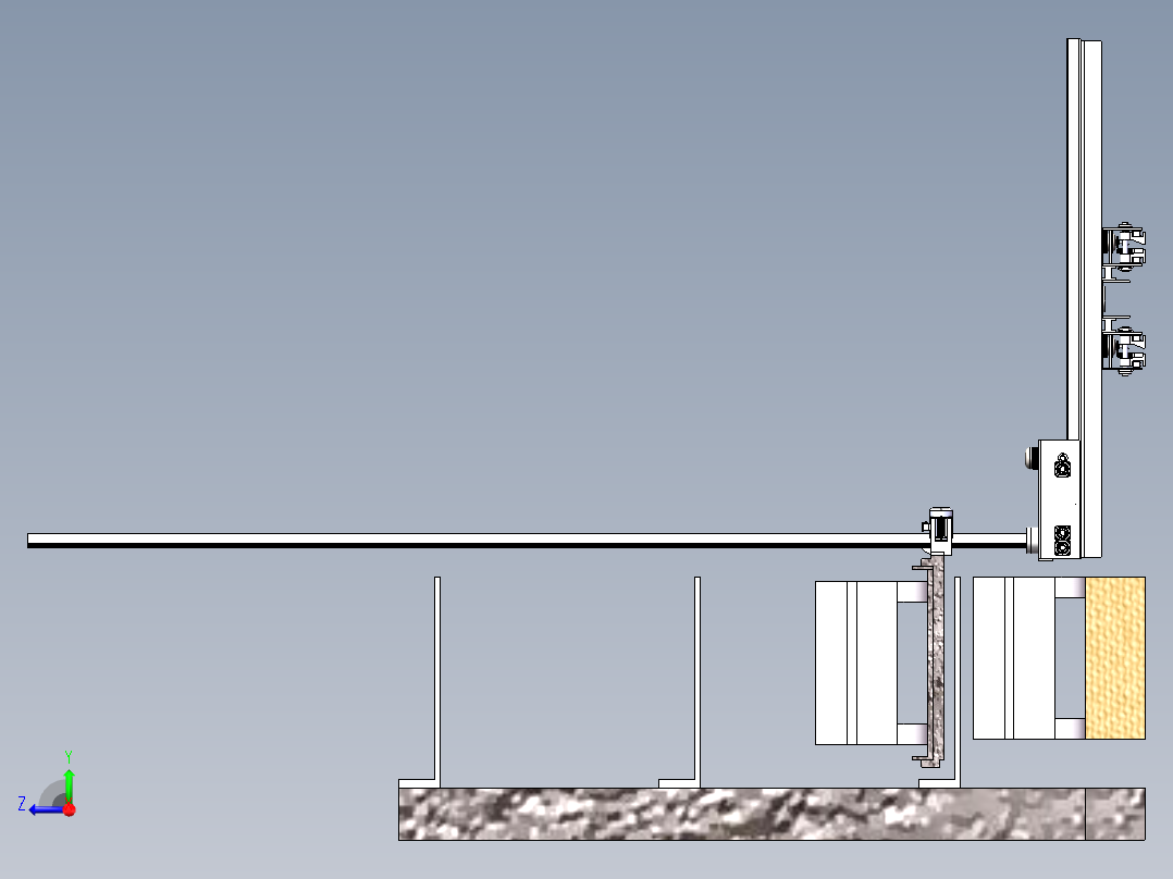 智能车库右视图