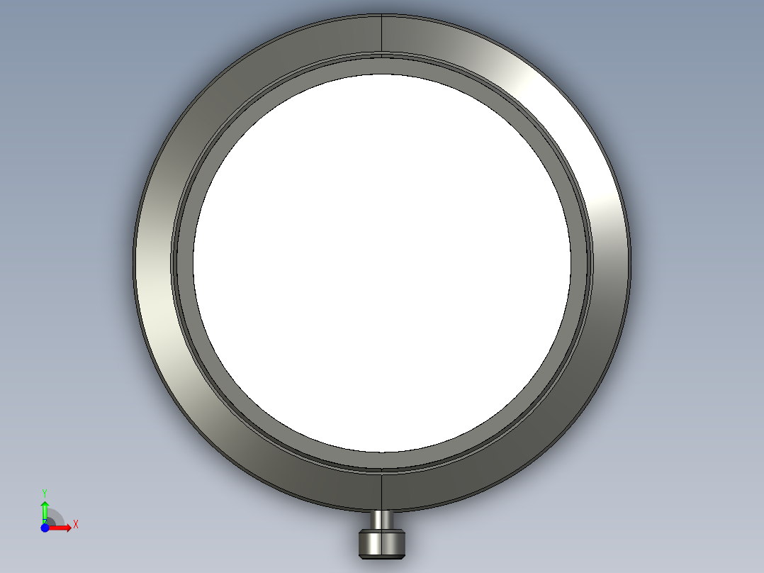 基恩士CA-LHR35_kc图纸模型前视图