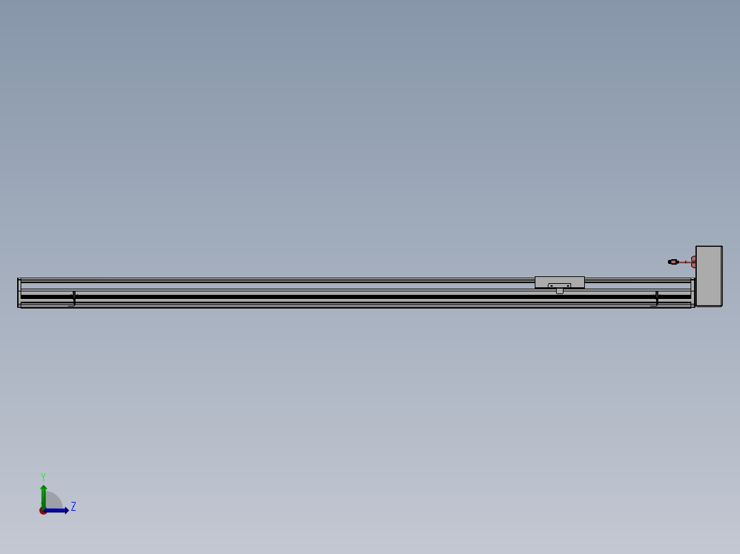 精密模组MT170-L125-1800-LU-M75-C4左视图
