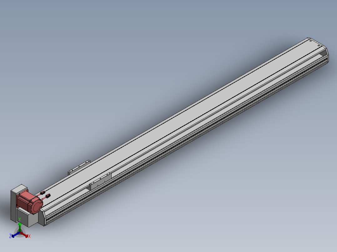 精密模组MT170-L125-1800-LU-M75-C4正等轴测图
