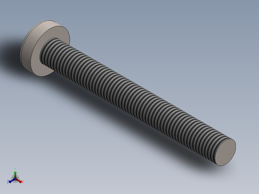 螺丝 M3 十字盘头-M3 x 25 Screw head.SLDPRT