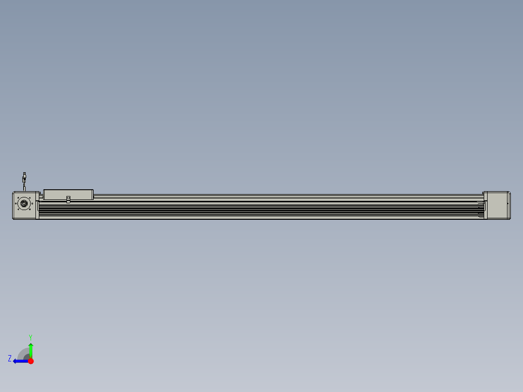 威洛博直线电机模组EB16-L208-S1650-R-ZP75-MS3-5K右视图