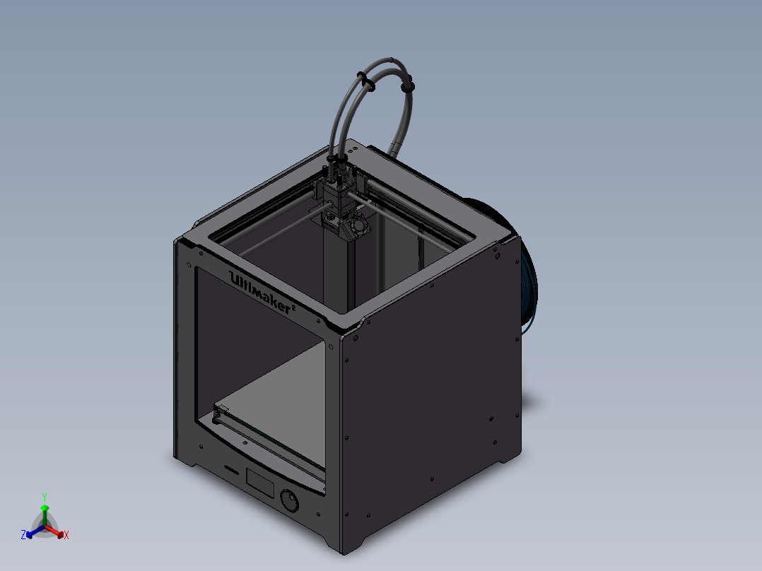 Ultimaker2 3D打印机全套细节图纸正等轴测图