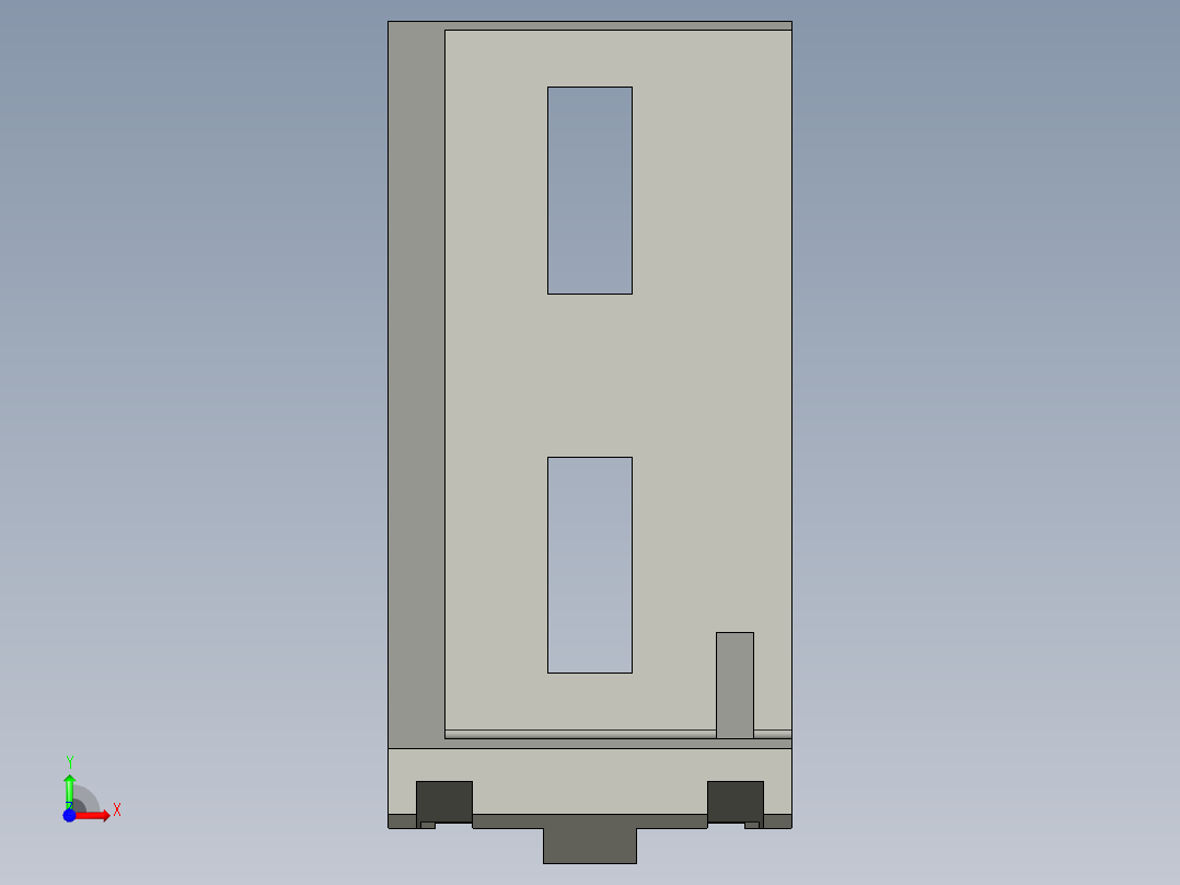 型材-BR 45X90 ANGLE BRACKET KJN523567前视图