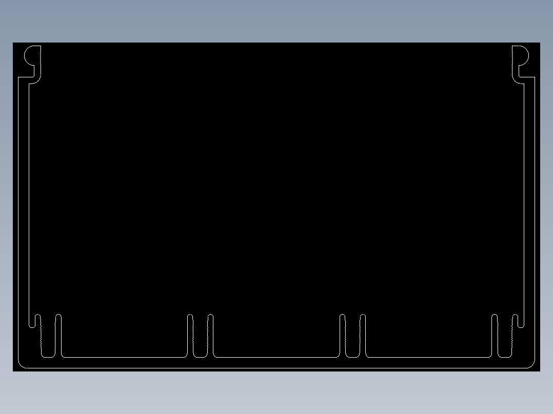 型材-KJN CABLE CONDUIT 80X120 KJN511035.DXF
