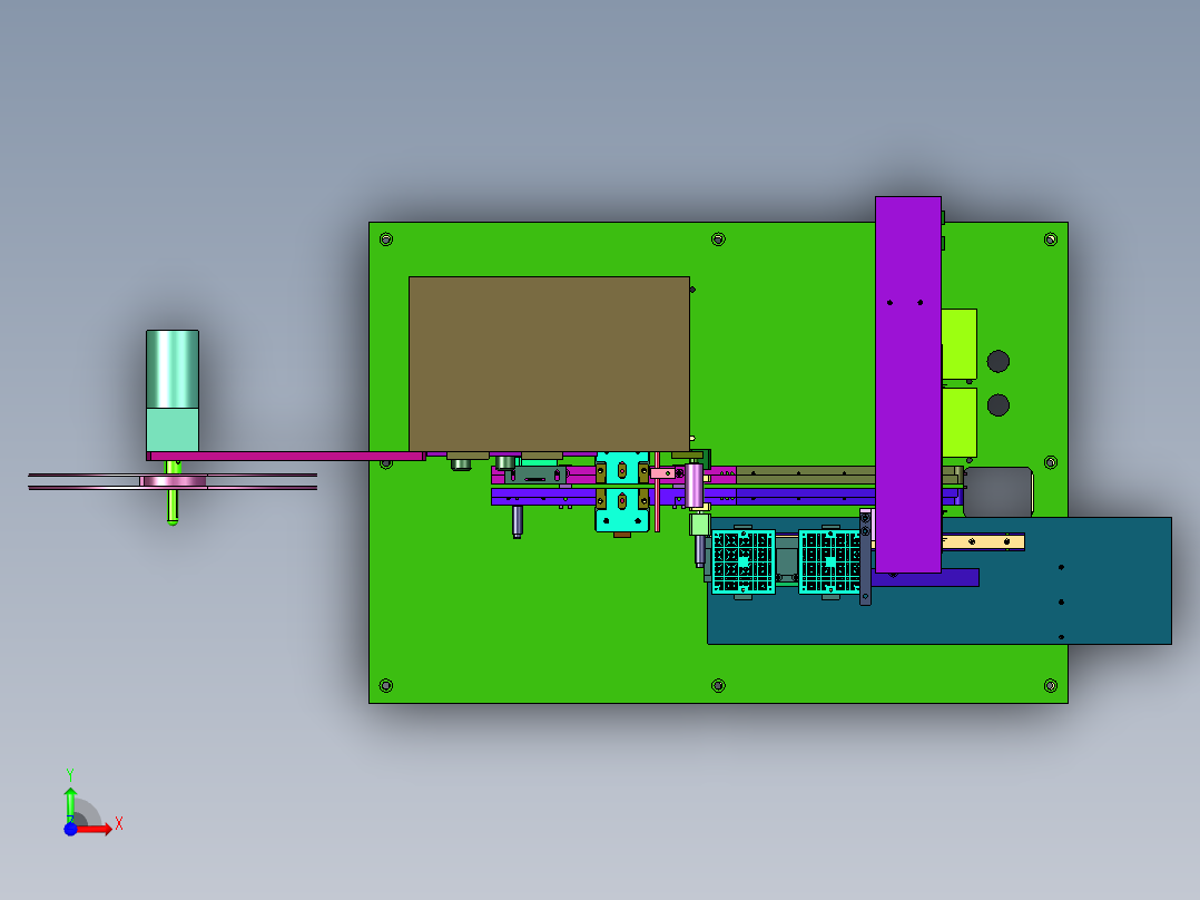 摄像头电子元器件编带机前视图