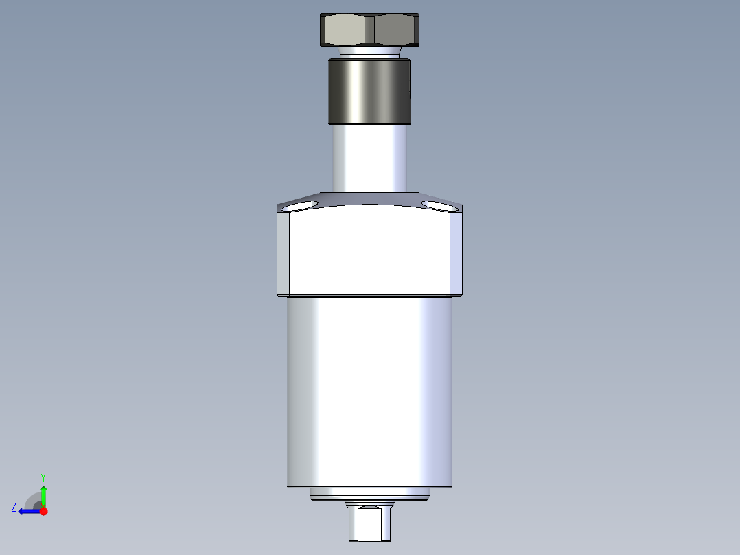 KOSMEKLHA0400-SLD_R01多系列多零件图纸模型右视图