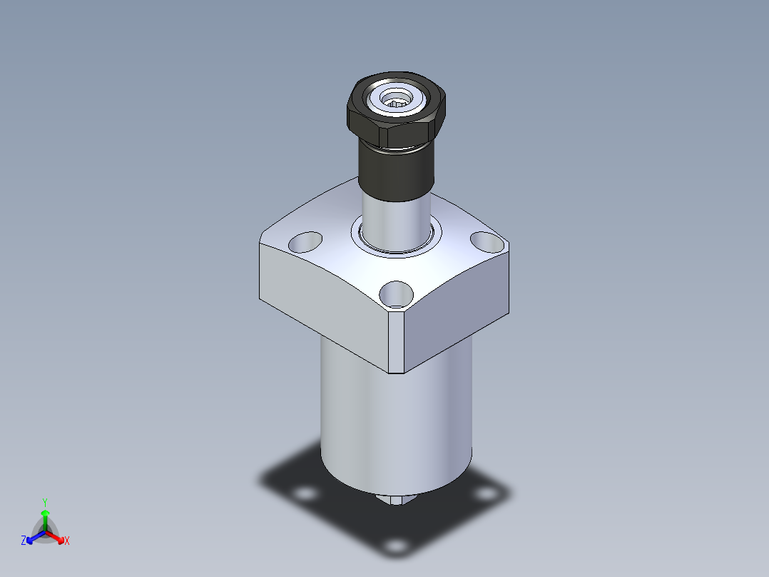 KOSMEKLHA0400-SLD_R01多系列多零件图纸模型正等轴测图