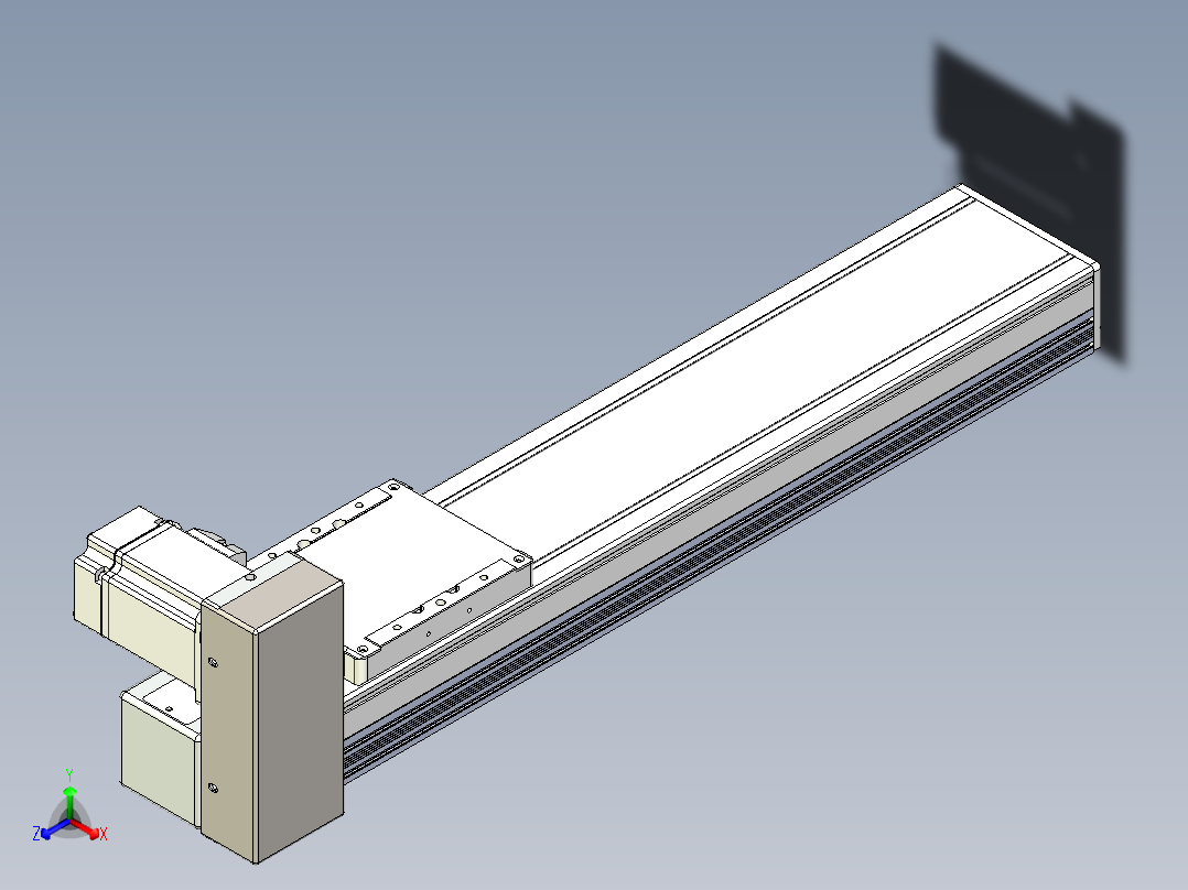 同步带全封闭直线模组TPA-HCB-105D-90-L350-RU-Y-P20-N3
