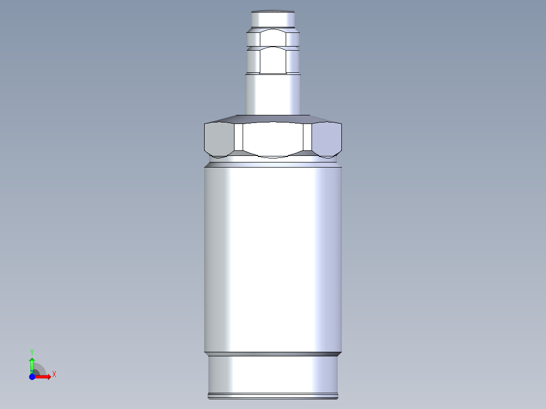KOSMEKLD0302-xM-E多系列多零件图纸模型前视图
