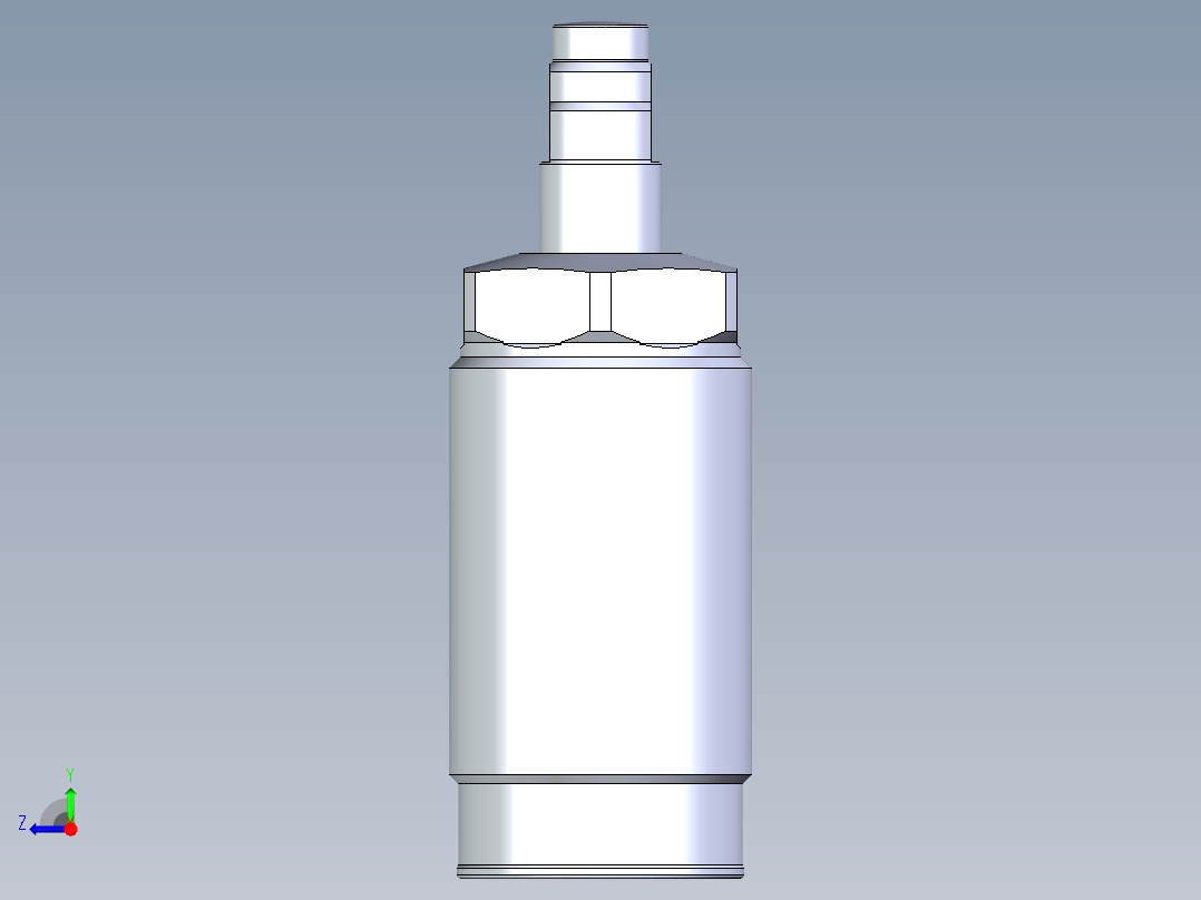 KOSMEKLD0302-xM-E多系列多零件图纸模型右视图