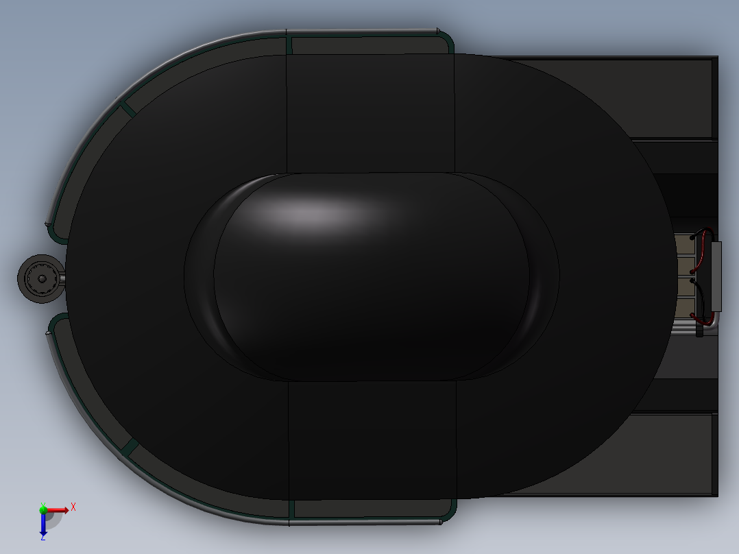 月球侦察车俯视图