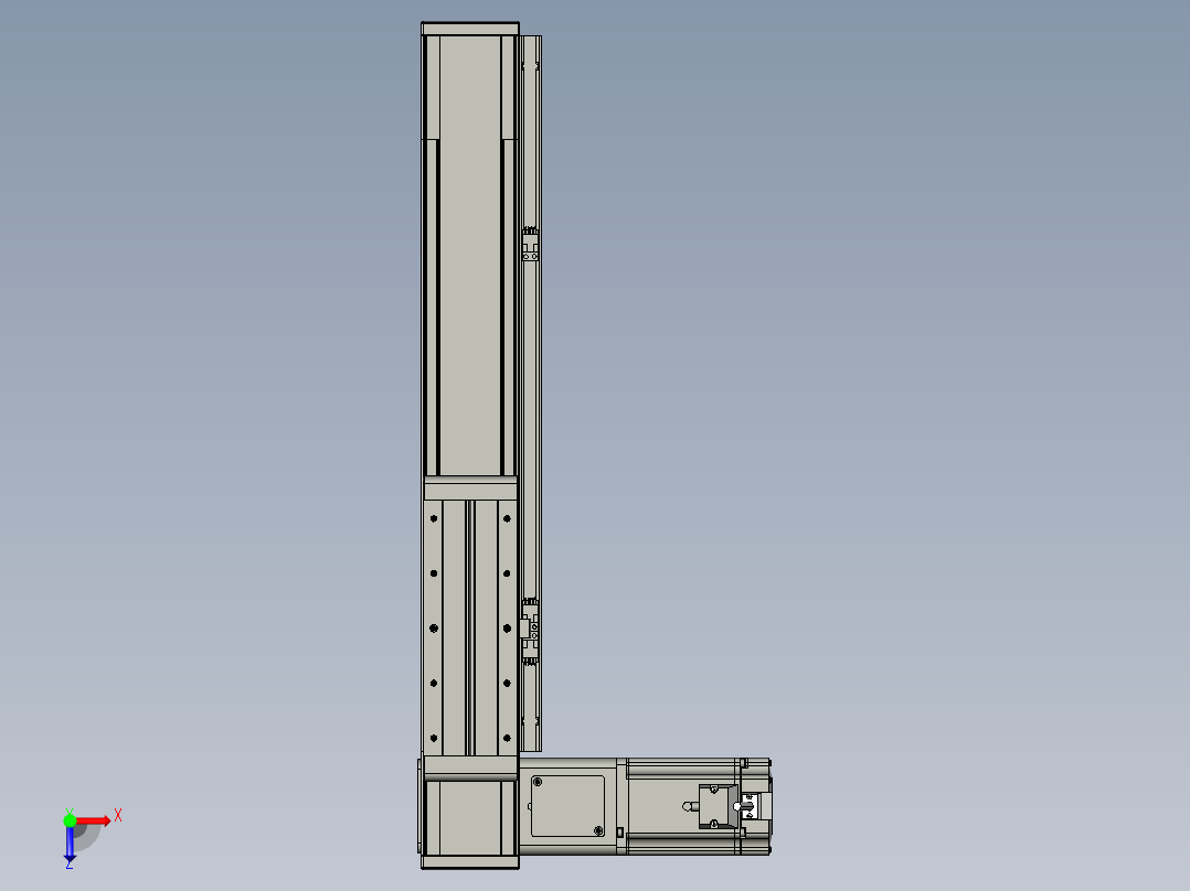 欧规系列-LB8-L150-S300-BL-ZP75-C3俯视图