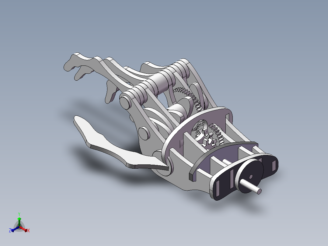 机械手正等轴测图