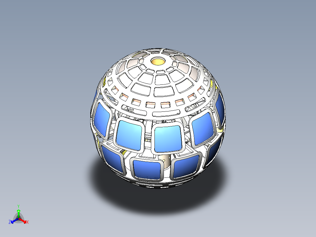 ufo外星飞船9正等轴测图