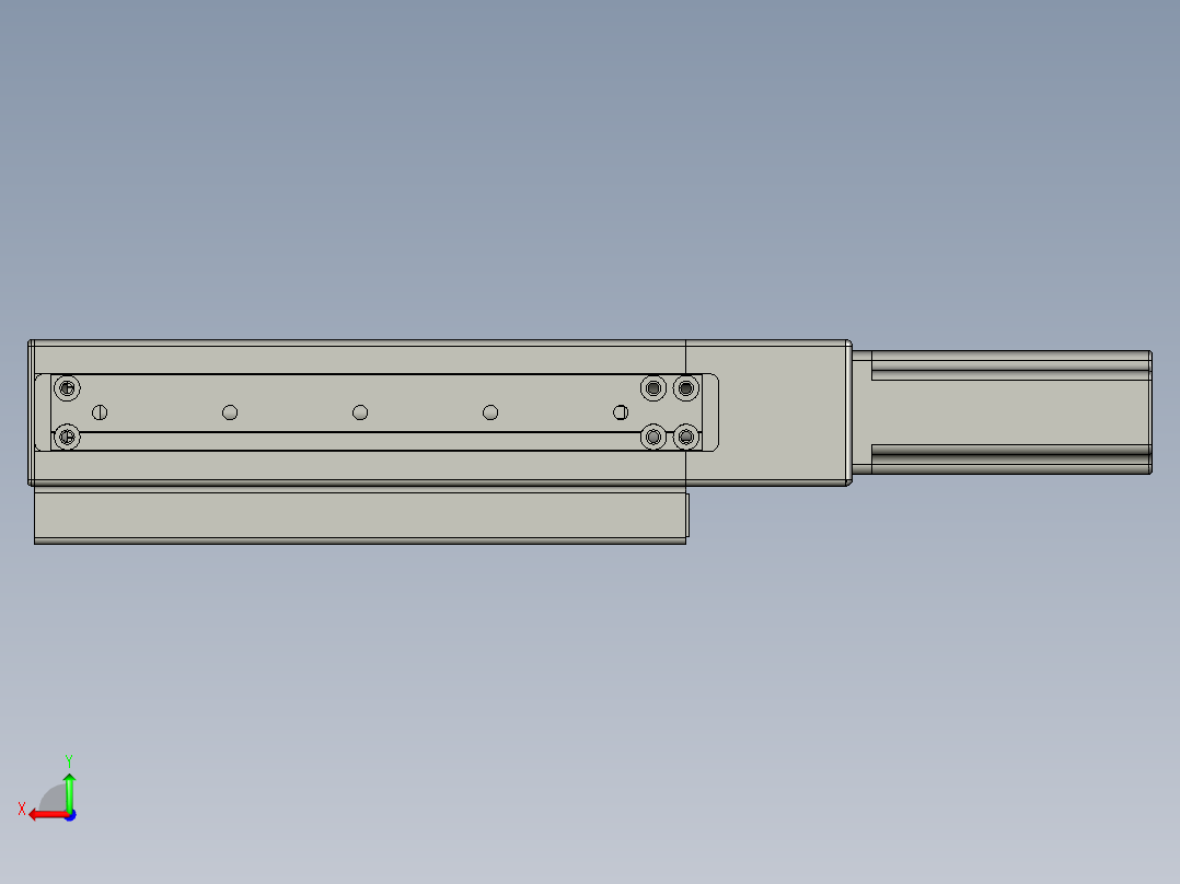 VF丝杆传动-一般环境VT4-L12-C-S80-BC-P10-C4后视图