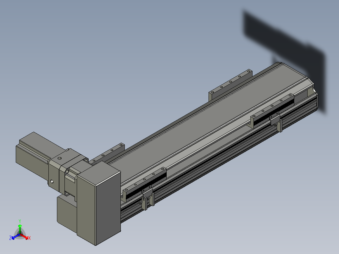 直线模组LHB17-L40-S450-RU设计图纸