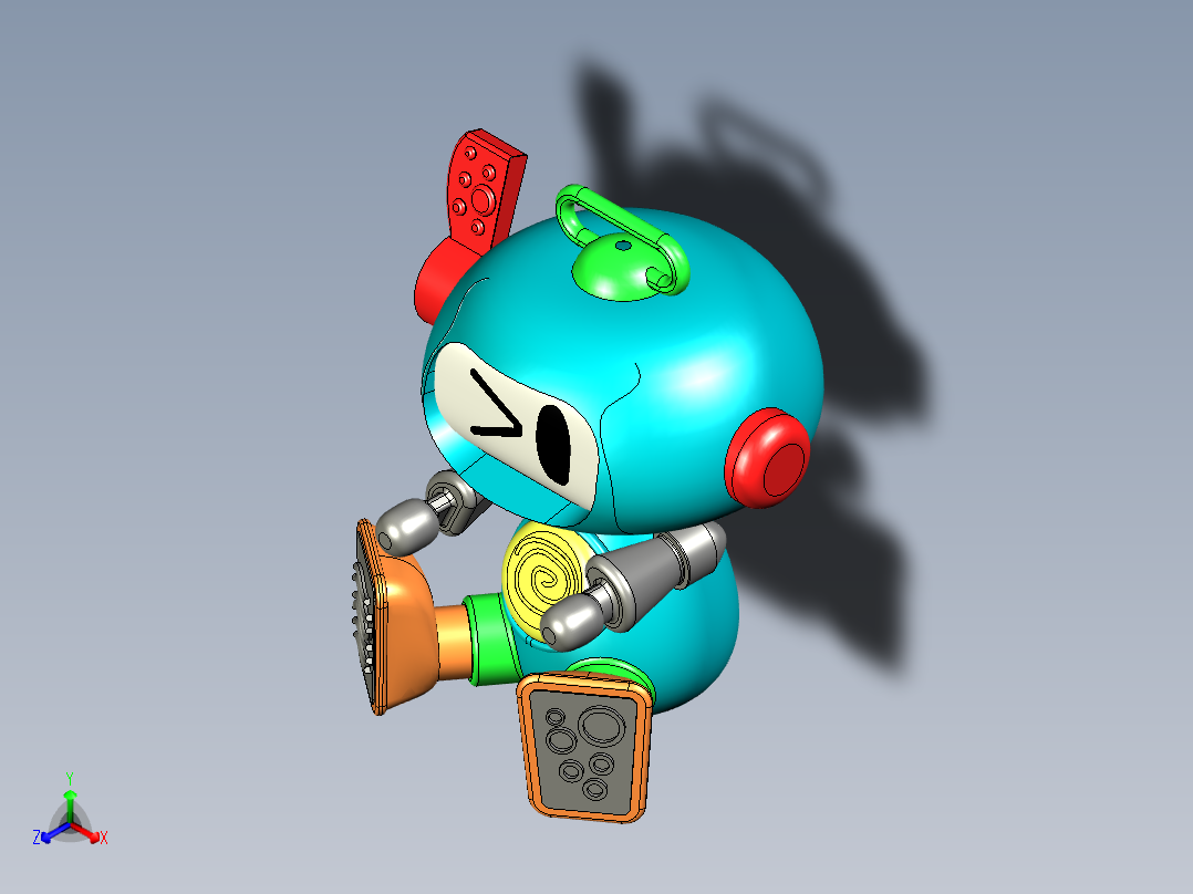 机器人 STP正等轴测图