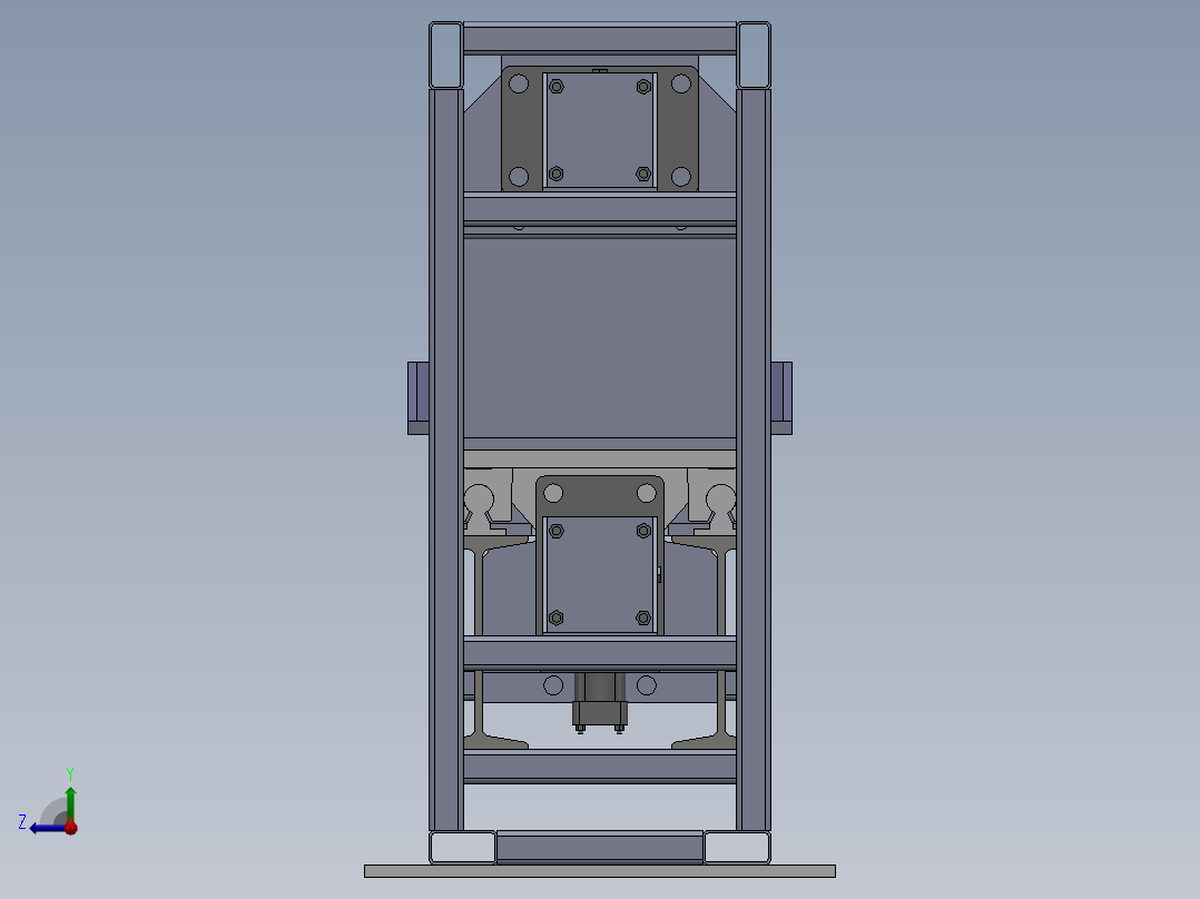 H90-200压机装配右视图