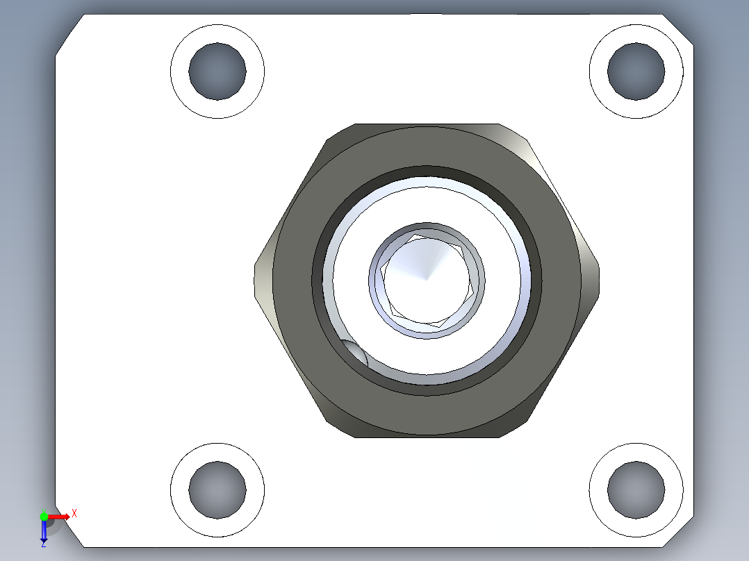 KOSMEKLHA0480-SR-Y45_R01多系列多零件图纸模型俯视图