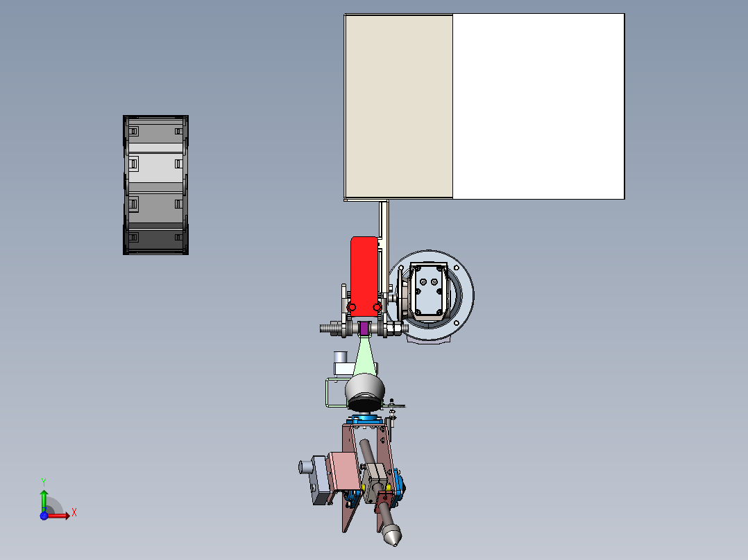 卡车清洗系统前视图