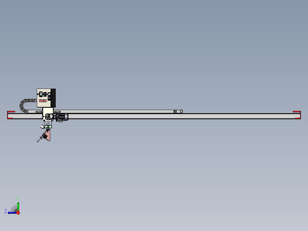 卡车清洗系统右视图