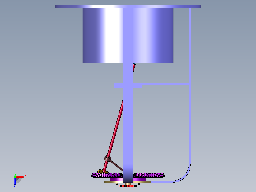 实验室大功率搅拌机俯视图