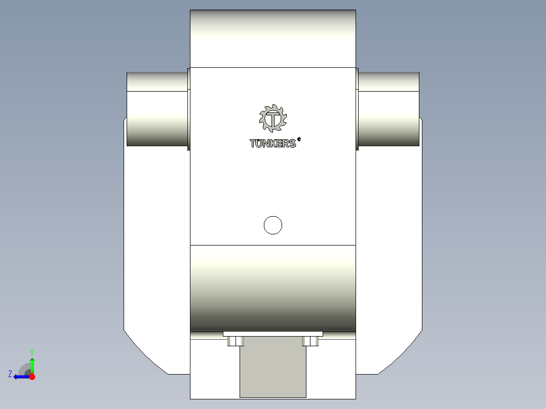 德克斯TUNKERS气缸数模KS_160_2_A00_T08_135GRAD右视图