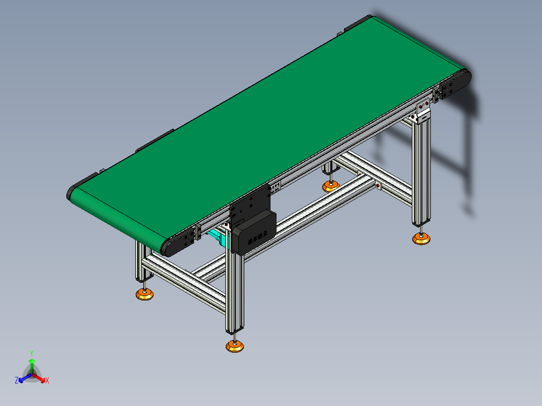 LE-XC4080-中间驱动重载皮带线-负载200kg