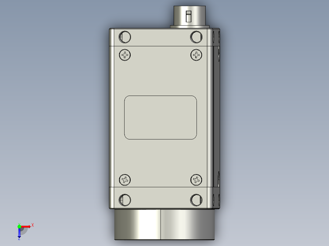 大恒相机镜头Daheng_ME2S-G-P_3D_Drawing多系列图纸俯视图