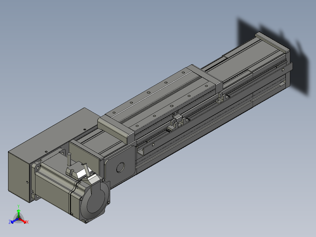 欧规系列-LB8-L75-S100-BR-ZP75-C3正等轴测图
