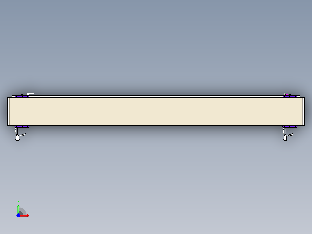 威洛博VL系列3d模型模组2VL22H1Y-S1950前视图