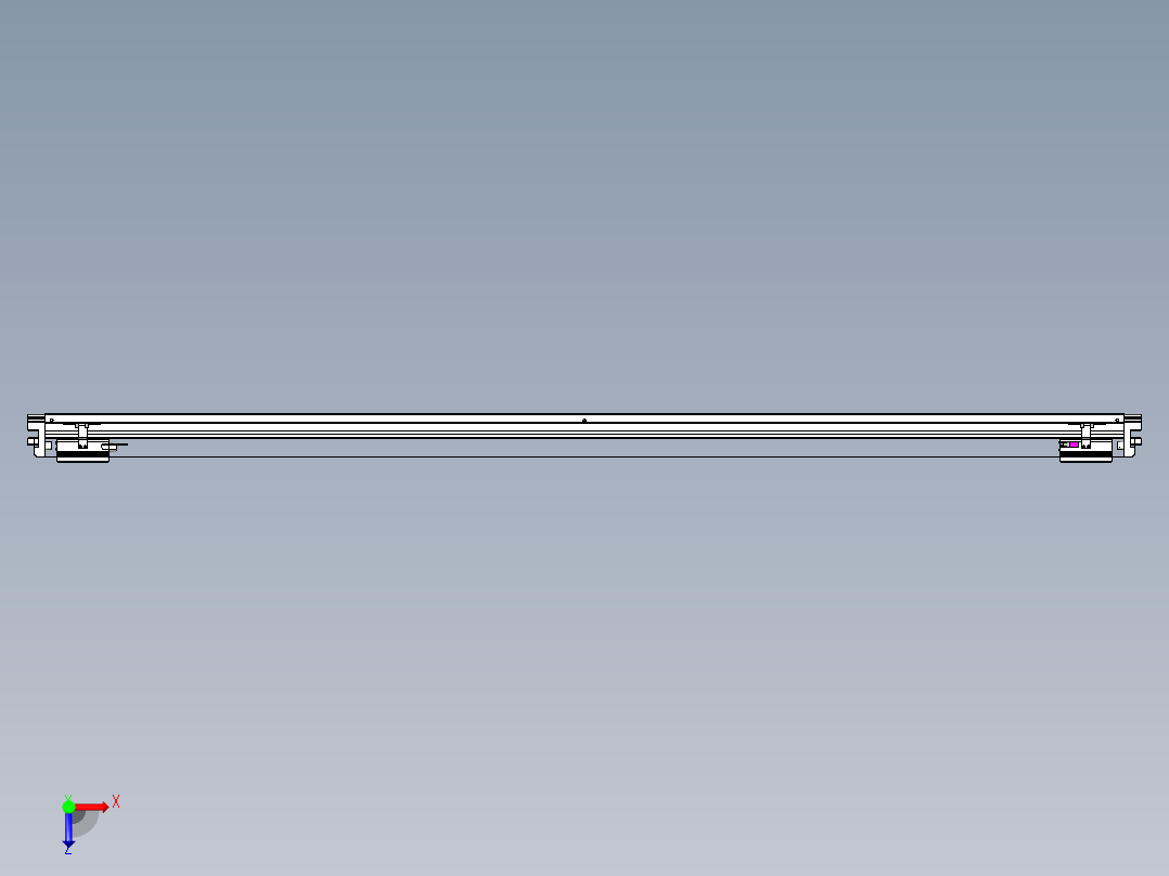 威洛博VL系列3d模型模组2VL22H1Y-S1950俯视图