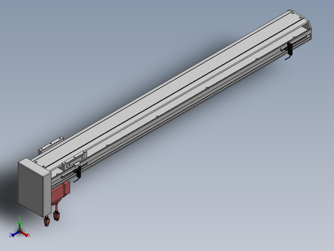 精密模组MY100-T10-850L-BM-P20B-C4-C正等轴测图